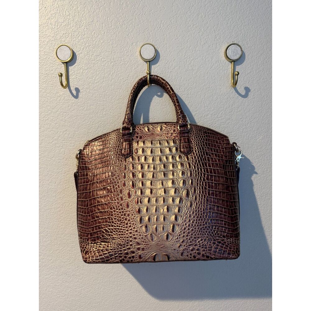 Gorgeous Large Brahmin Duxbury Metallic Satchel
